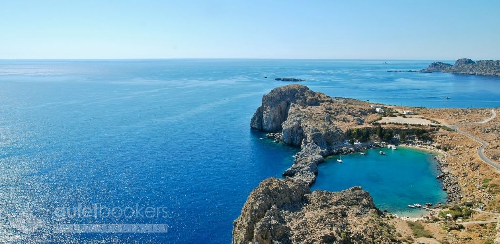 Città di Lindos Grecia